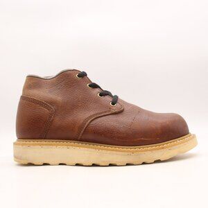 Red Wing Edge Steel Toe Boots Men’s Size 7.5 EE Brown Leather Work Boots